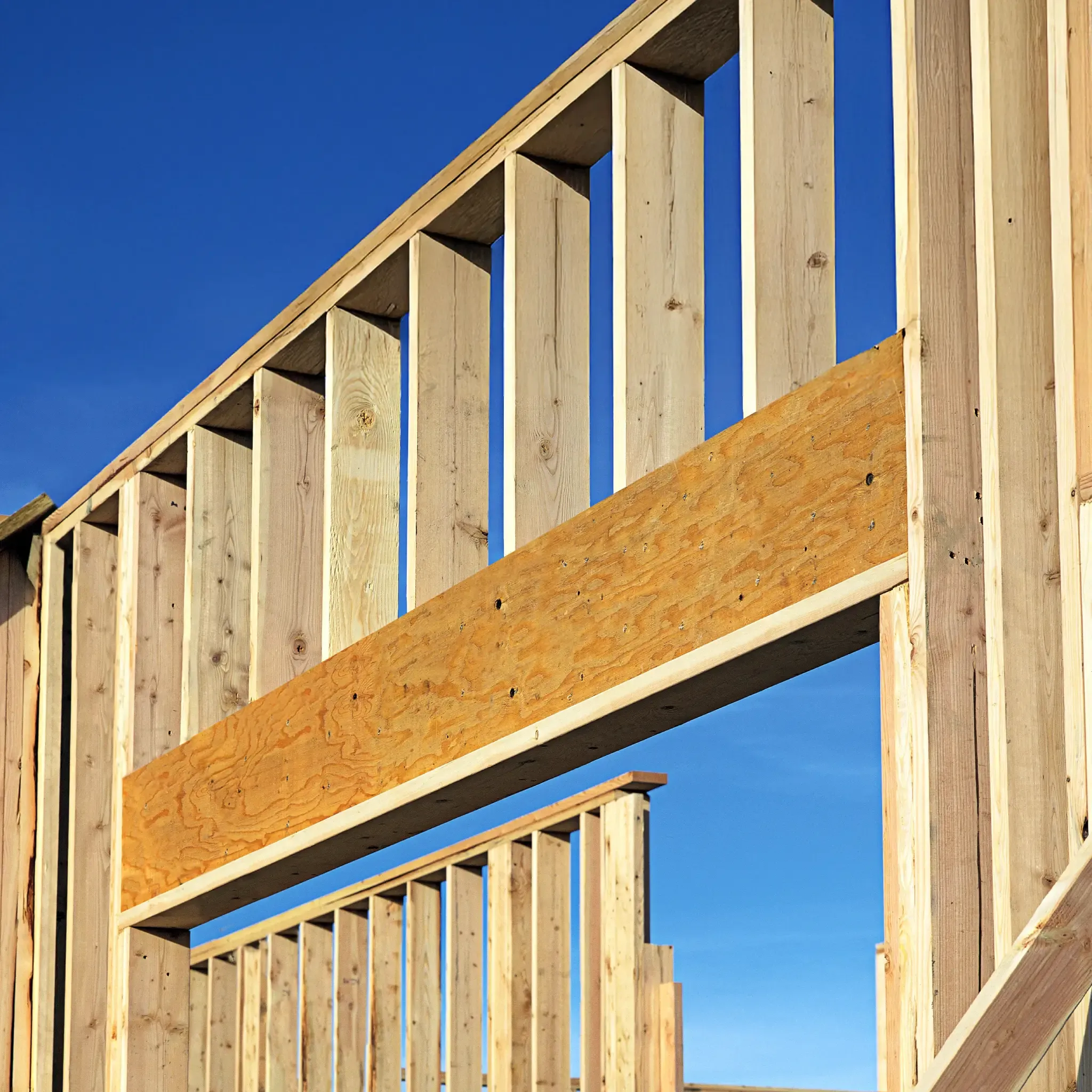 PWT LVL product build into a frame